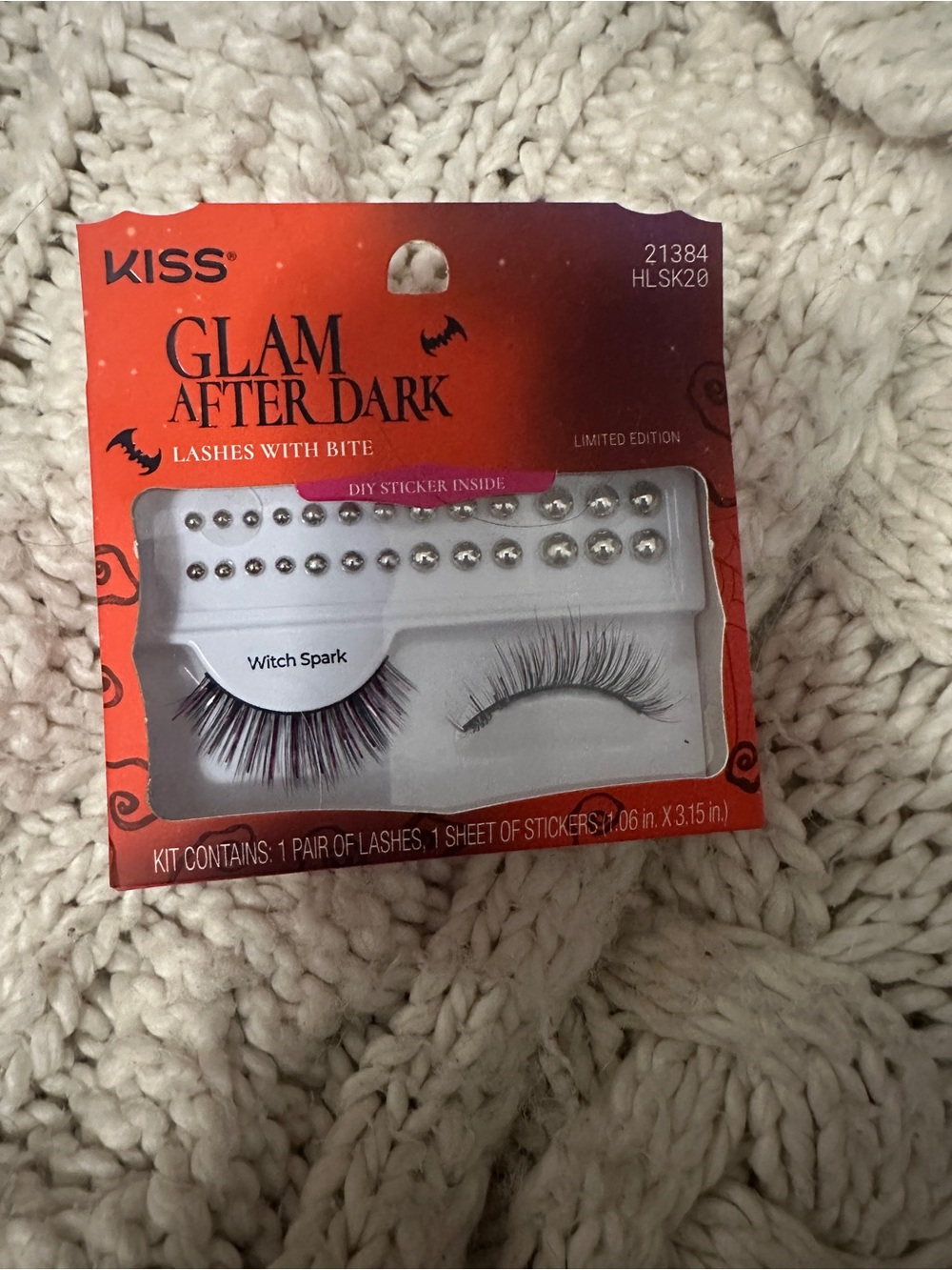Kiss Glam After Dark Lashes and Rhinestones